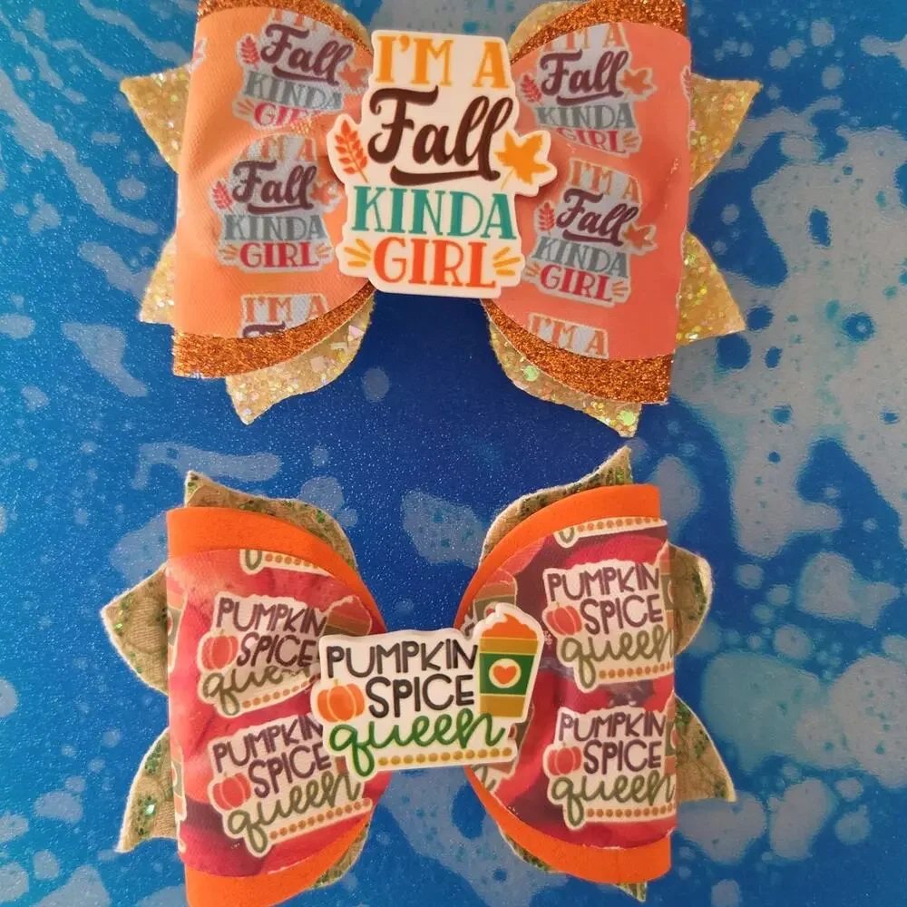 Custom Fall & HANDMADE Hair Bows